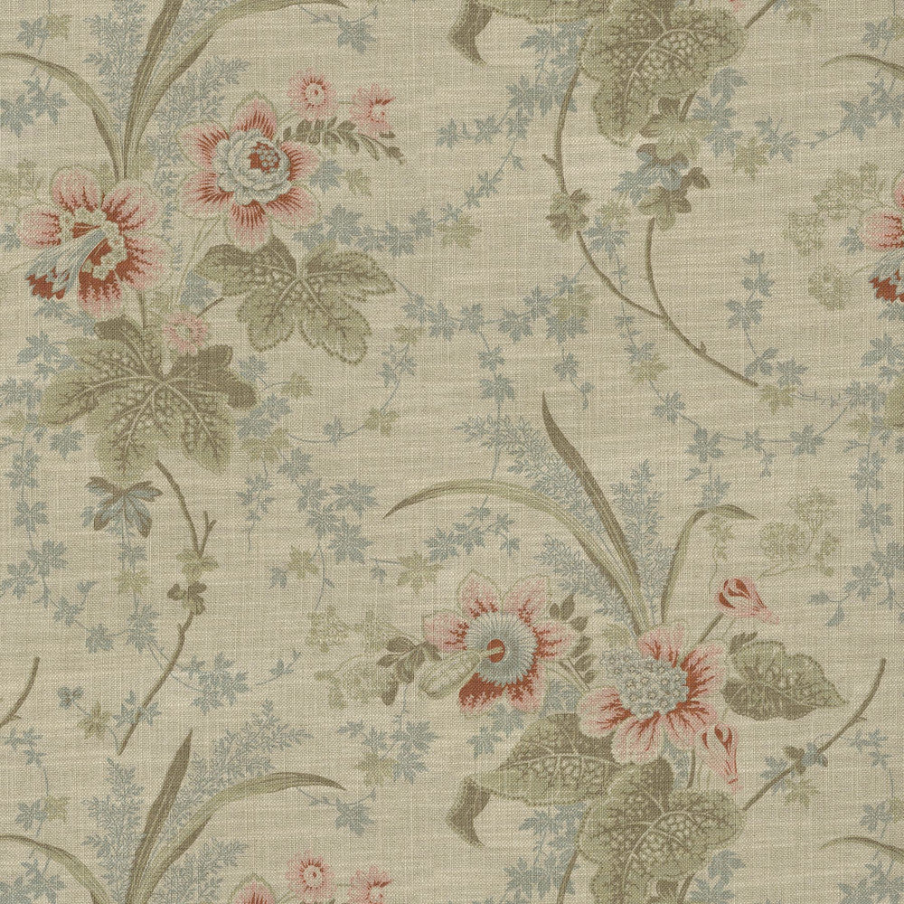 Stonington Parchment 682140 by Waverly Fabric - 75% Cotton 25% Linen PAKISTAN Horizontal: 27 and Vertical: 25.25 54 - Fabric Carolina -