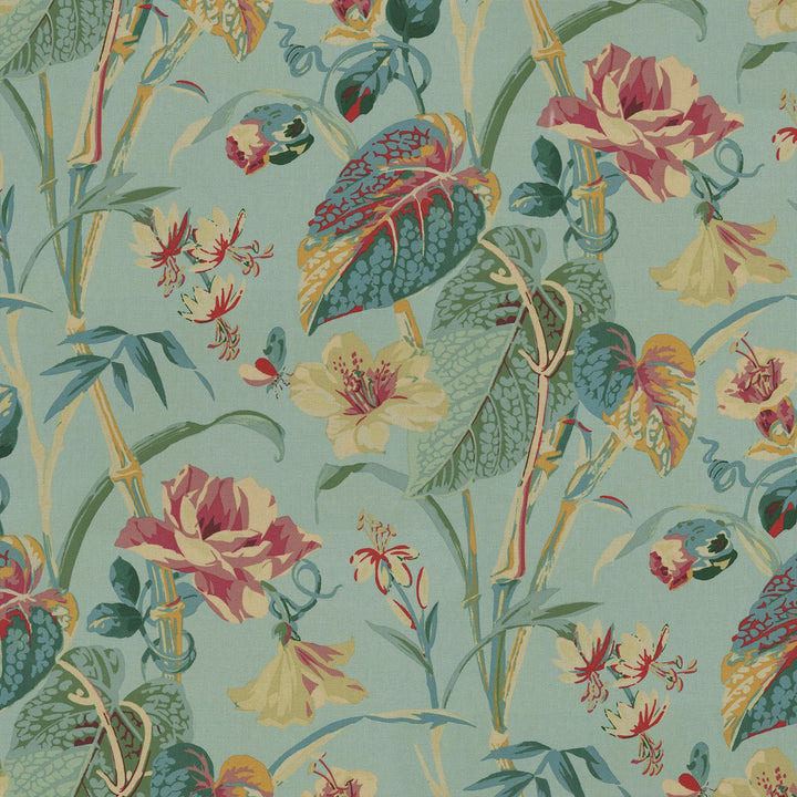 Your Grace Lagoon 682162 by Waverly Fabric 100% Cotton China 51000 Horizontal: 13.5 and Vertical: 27 54 - Fabric Carolina -