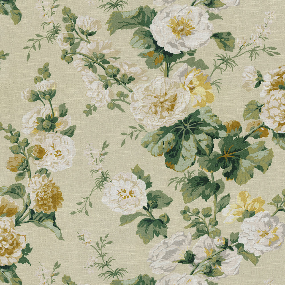 Alcea Honeysuckle 682251 by Waverly Fabric - 100% cotton, China 15000 Horizontal: 27 and Vertical: 25.25 54/55 - Fabric Carolina -