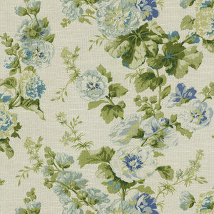 Alcea Cornflower 682252 by Waverly Fabric