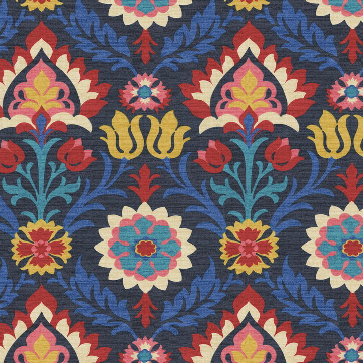 Santa Maria Lapis 682310 by Waverly Fabric 100% Cotton China 51000 Horizontal: 13.5 and Vertical: 18 54 - Fabric Carolina -