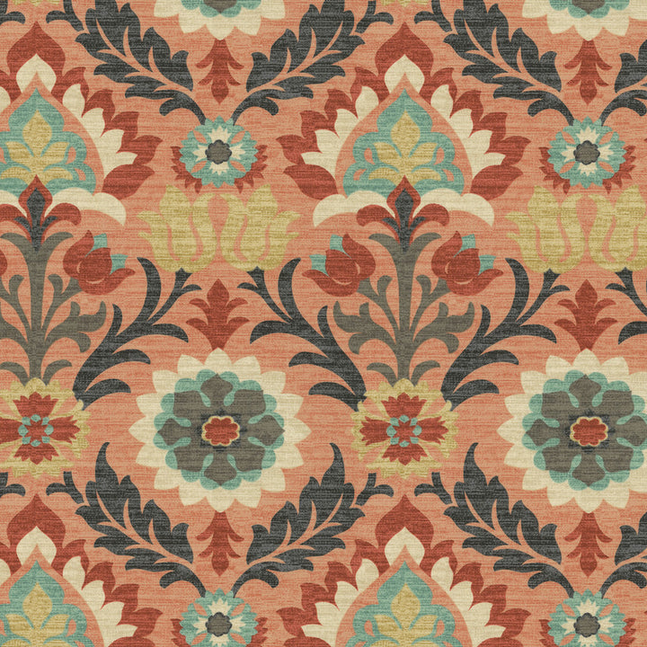 Santa Maria Sunset 682311 by Waverly Fabric 100% Cotton China 51000 Horizontal: 13.5 and Vertical: 18 54 - Fabric Carolina -