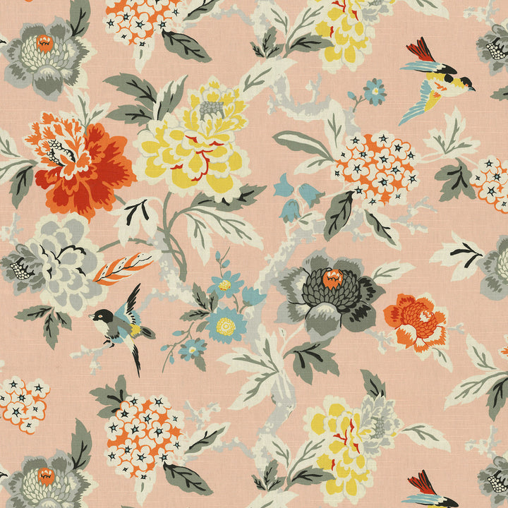 Celeste Blossom 682330 by Waverly Fabric 100% cotton Pakistan 51000 Horizontal: 27 and Vertical: 25.25 54 - Fabric Carolina -