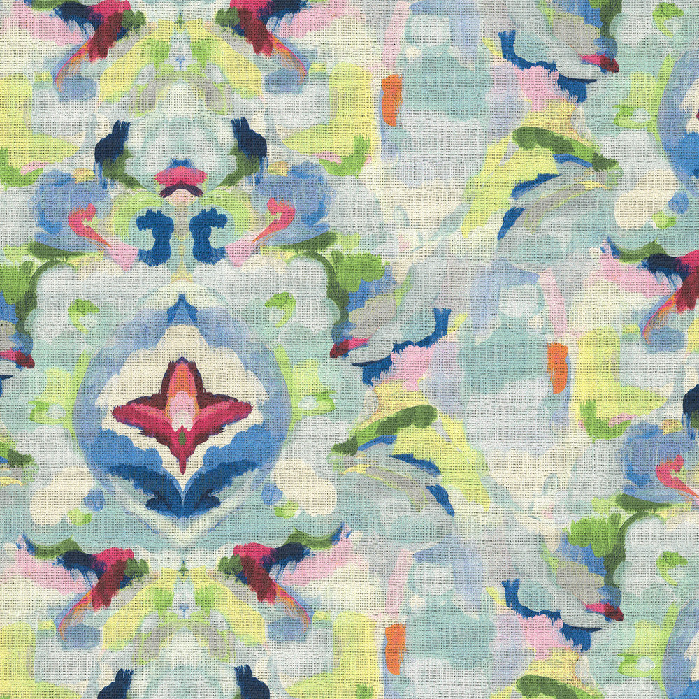 Reflection Splash 682351 by Waverly Fabric 100% cotton Peru 30000 Horizontal: 13.5 and Vertical: 12.6 54/55 - Fabric Carolina -