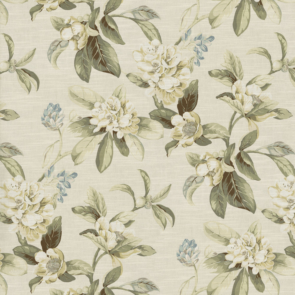 Magnolia Tree Pearl 682381 by Waverly Fabric 100% cotton China 24000 Horizontal: 13.5 and Vertical: 27 54/55 - Fabric Carolina -