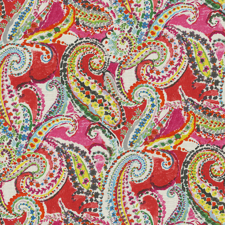 Painterly Rasberry 682432 by Waverly Fabric 100% cotton China 24000 Horizontal: 13.5 and Vertical: 25.25 54/55 - Fabric Carolina -