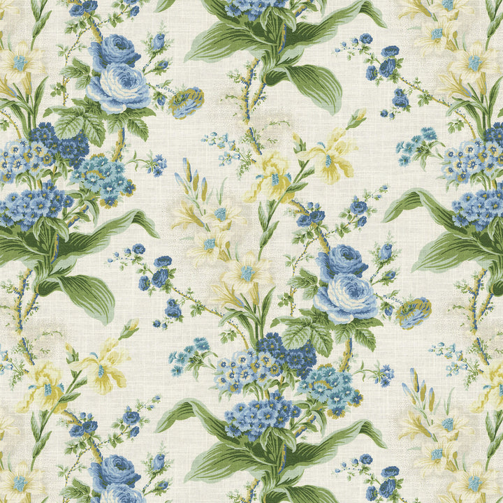 Lucinda Larkspur 682471 by WAVERLY Fabric - 100% cotton Spain 57000 Horizontal: 27 and Vertical: 25.25 54 - Fabric Carolina -