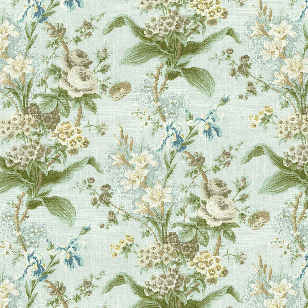 Lucinda Sky 682472 by WAVERLY Fabric - 100% cotton Spain 57000 Horizontal: 27 and Vertical: 25.25 54 - Fabric Carolina -