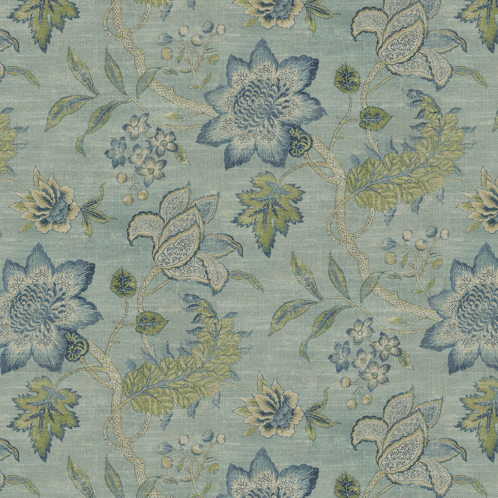 Zuma Moonstone 682491 by VILLA D'ASCOLI Fabric - 75% cotton, 25% linen Pakistan 15000 Horizontal: 13.5 and Vertical: 25.25 54 - Fabric Carolina -