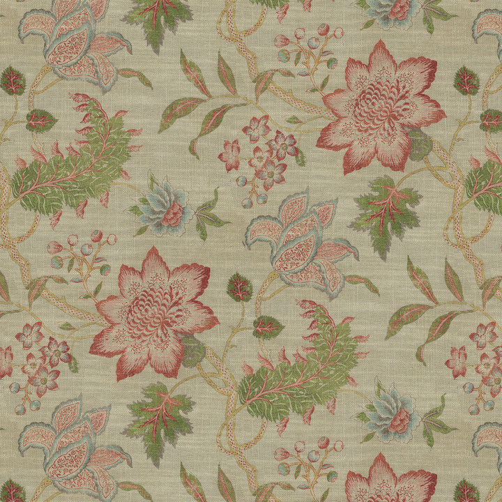 Zuma Apricot 682492 by VILLA D'ASCOLI Fabric - 75% cotton, 25% linen Pakistan 15000 Horizontal: 13.5 and Vertical: 25.25 54 - Fabric Carolina -