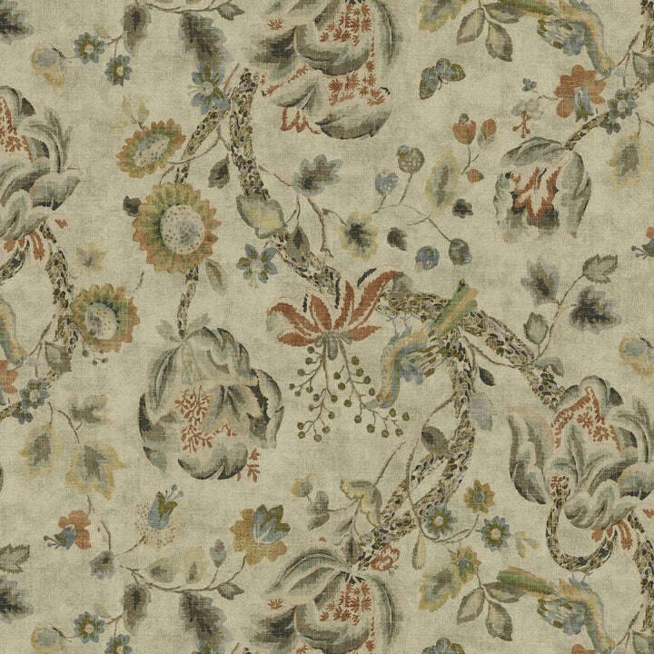 Adalet Chutney 682500 by WAVERLY Fabric - 80% cotton, 20% linen China 51000 Horizontal: 27 and Vertical: 25.25 54 - Fabric Carolina -