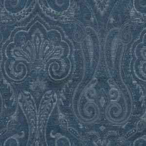 Clubroom Paisley Prussian 682541 By Waverly Fabric