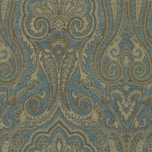 Clubroom Paisley Lagoon 682542 By Waverly Fabric