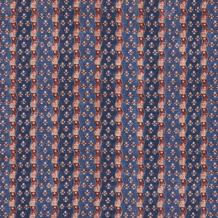 Ottilie Stripe Document 180560 by Schumacher Fabric New Traditional: Provenal 5.12" - Fabric Carolina -