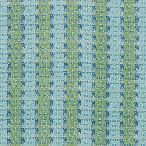 Ottilie Stripe Green 180561 by Schumacher Fabric