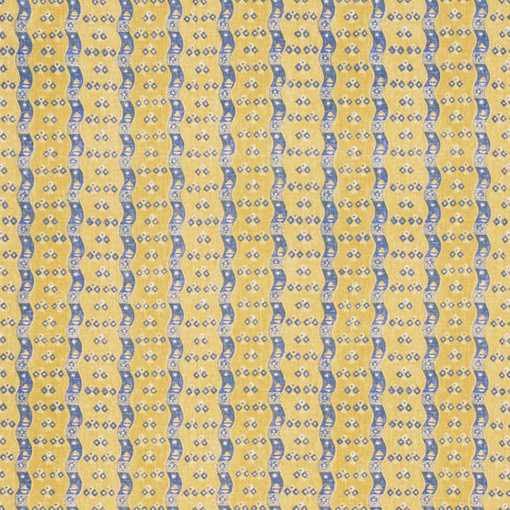 Ottilie Stripe Yellow 180562 by Schumacher Fabric New Traditional: Provenal 5.12" - Fabric Carolina -
