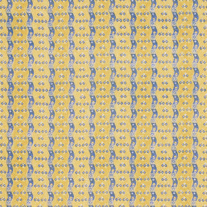Ottilie Stripe Yellow 180562 by Schumacher Fabric