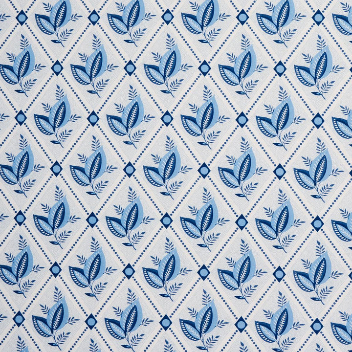 Basile Trellis Porcelain 180570 by Schumacher Fabric New Traditional: Provenal 13.5" - Fabric Carolina -