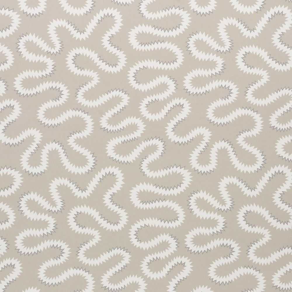 Zoelie Natural 5014240 by Schumacher Wallpaper New Traditional: Provenal 13.5" - Fabric Carolina -