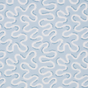 Zoelie Sky 5014241 by Schumacher Wallpaper