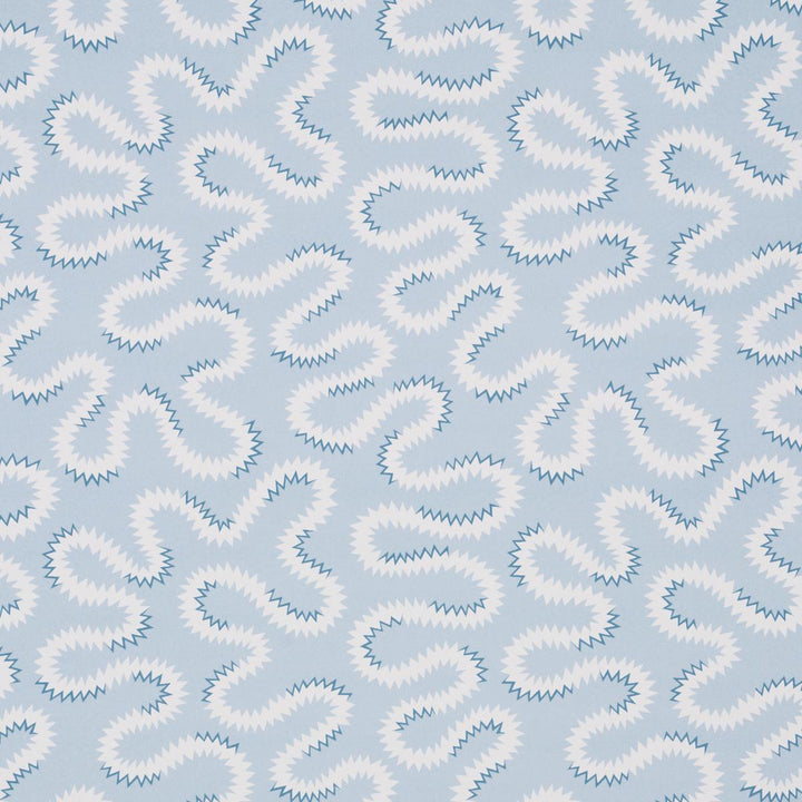 Zoelie Sky 5014241 by Schumacher Wallpaper New Traditional: Provenal 13.5" - Fabric Carolina -