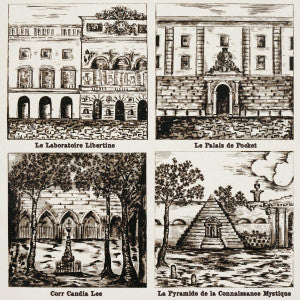 Architecturra Newsprint 5014270 by Schumacher Wallpaper