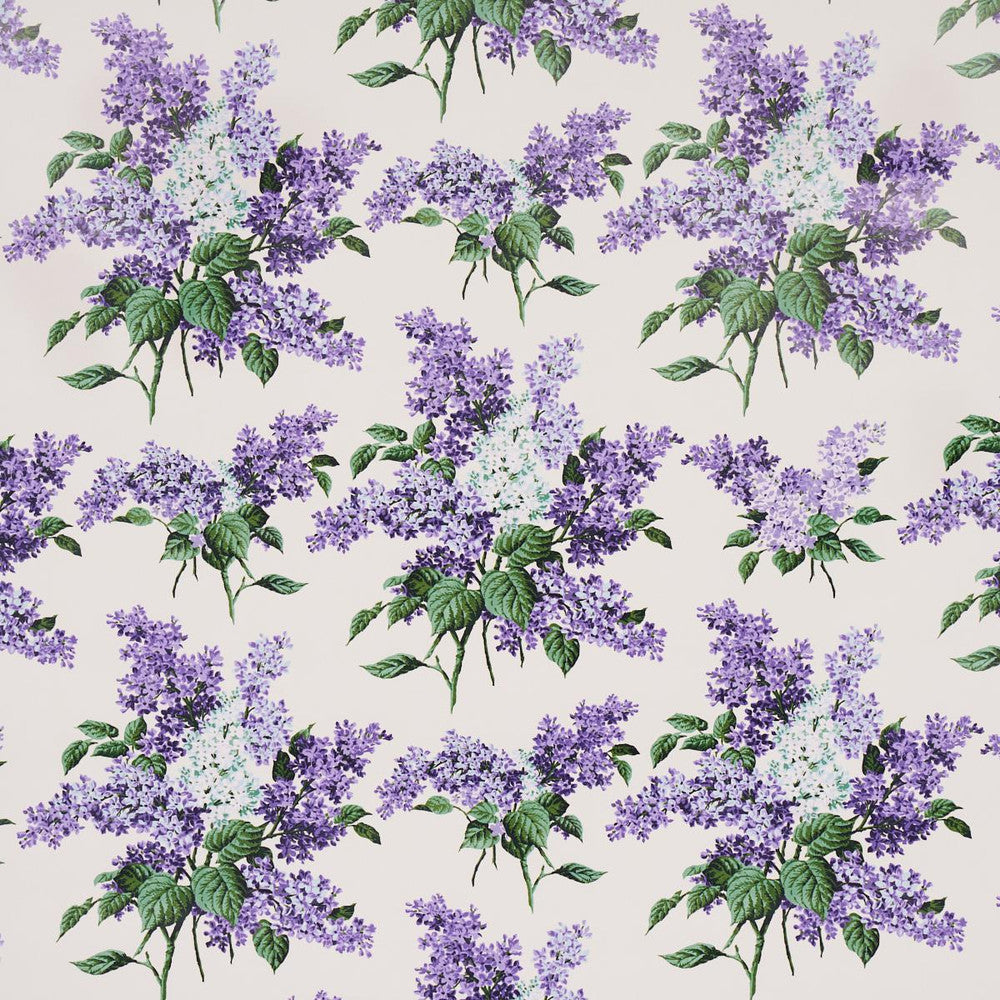 Proust'S Lilacs Purple 5014310 by Schumacher Designer Wallpaper Johnson Hartig 54.0" - Swanky Fabrics -