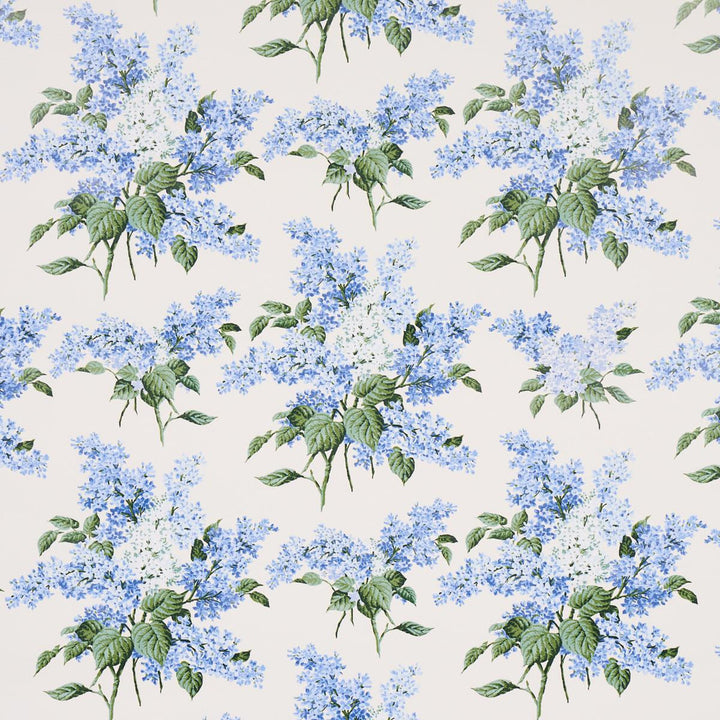 Proust'S Lilacs Blue 5014311 by Schumacher Wallpaper Johnson Hartig 54.0" - Fabric Carolina -