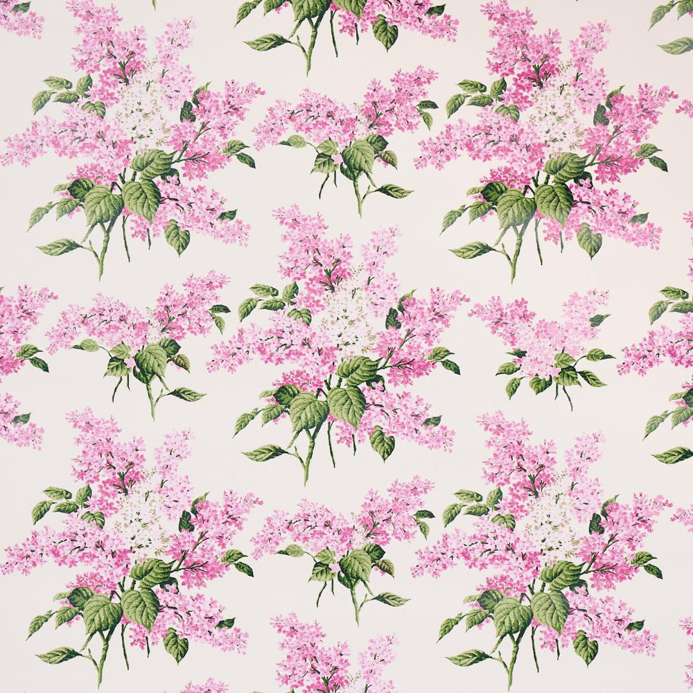 Proust'S Lilacs Pink 5014312 by Schumacher Wallpaper Johnson Hartig 54.0" - Fabric Carolina -