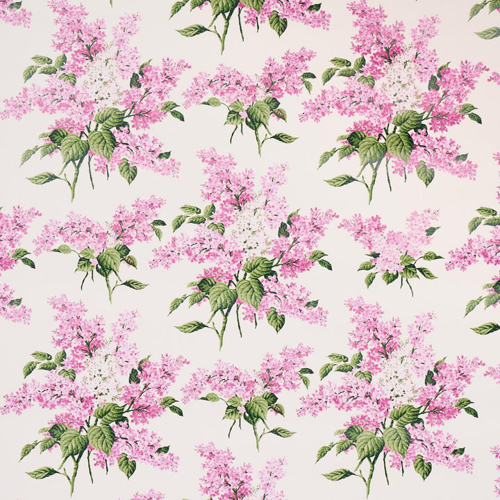 Proust'S Lilacs Pink 5014312 by Schumacher Wallpaper Johnson Hartig 54.0" - Fabric Carolina -