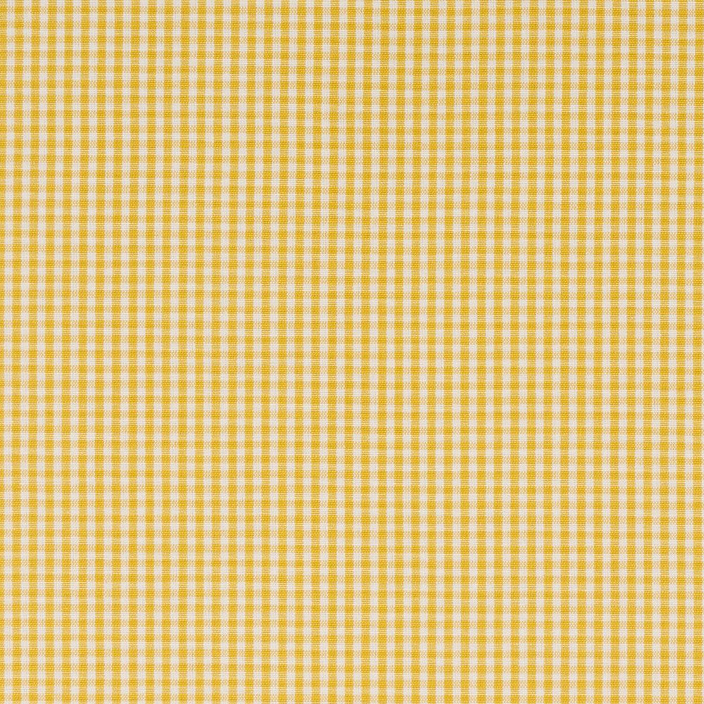 Barnet Cotton Check Yellow 64639 by Schumacher Fabric New Traditional: Provenal - Fabric Carolina -