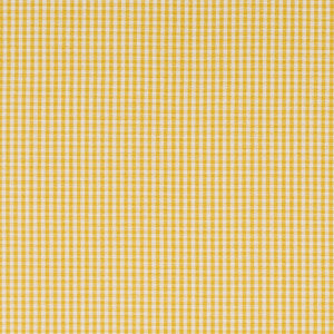 Barnet Cotton Check Yellow 64639 by Schumacher Fabric