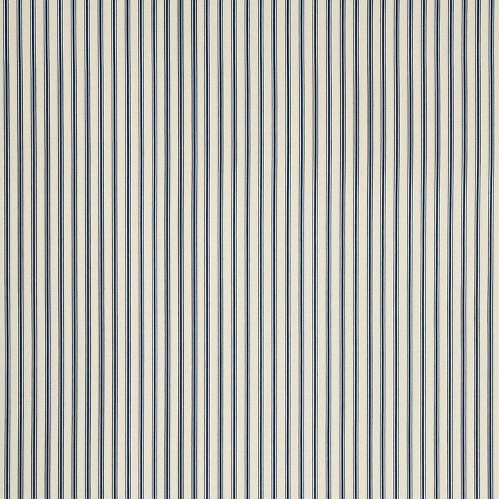 Marquet Ticking Stripe Navy 82200 by Schumacher Designer Fabric New Traditional: Provenal - Swanky Fabrics -