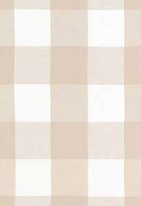 Key Largo Check Sahara 68371 by Schumacher Fabric