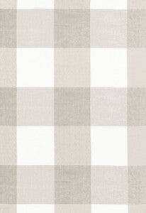 Key Largo Check Zinc 68372 by Schumacher Fabric