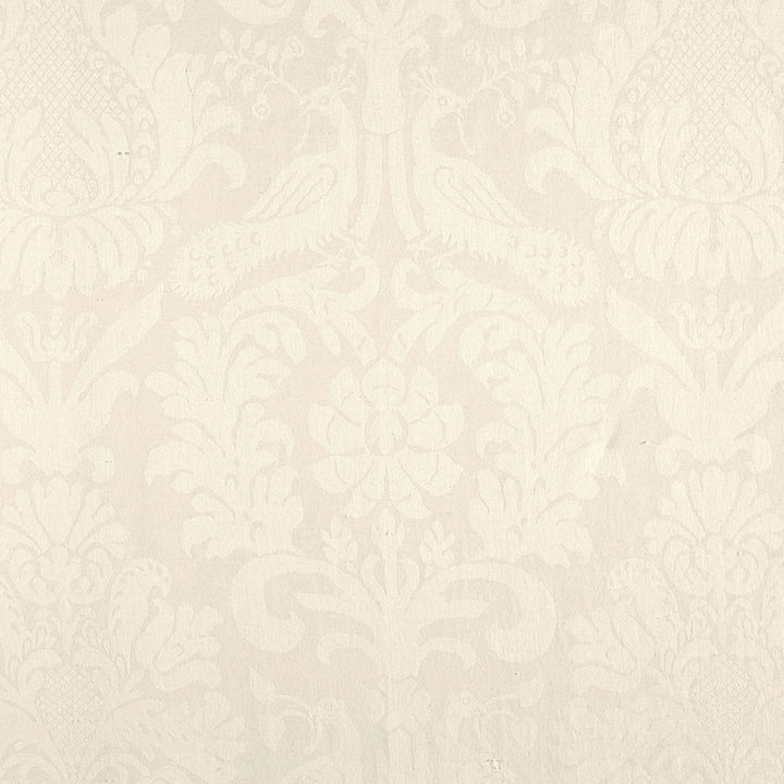 Anna Damask Blanc 68435 by Schumacher Fabric COUNTRY CHIC See Sample ITALY MEDIUM DUTY </p><p>Repeat: Horizontal: 26" (66CM) and Vertical: 47 5/8" (121CM) 52 1/2" WIDE (133CM) - Fabric Carolina -