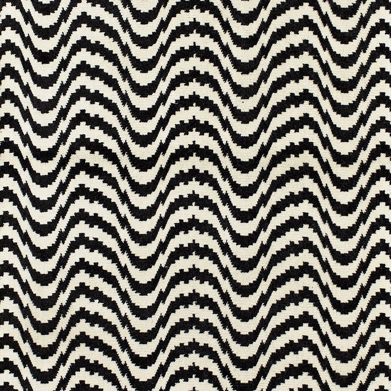 Zorio Velvet Ebony 68460 by Schumacher Fabric CHROMA SP14 See Sample BELGIUM HEAVY DUTY </p><p>Repeat: Horizontal: 26 1/2" (67CM) and Vertical: 1 5/8" (4CM) 53" WIDE (135CM) - Fabric Carolina -
