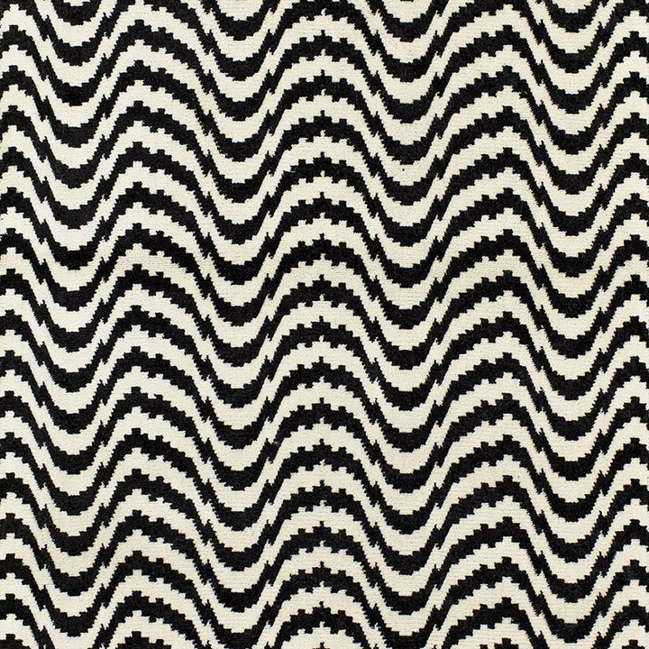 Zorio Velvet Ebony 68460 by Schumacher Fabric CHROMA SP14 See Sample BELGIUM HEAVY DUTY </p><p>Repeat: Horizontal: 26 1/2" (67CM) and Vertical: 1 5/8" (4CM) 53" WIDE (135CM) - Fabric Carolina -