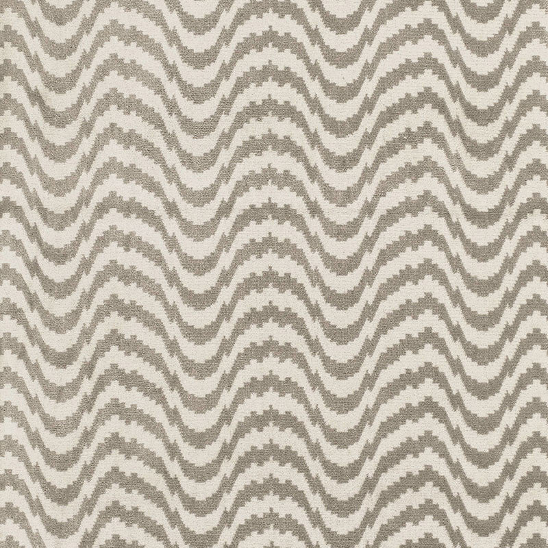 Zorio Velvet Driftwood 68462 by Schumacher Fabric CHROMA SP14 COTTON 55% LINEN 45% BELGIUM MARTINDALE 30,000 </p><p>Repeat: Horizontal: 26 1/2" (67CM) and Vertical: 1 5/8" (4CM) 53 - Fabric Carolina -