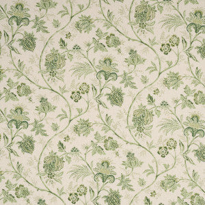 Chinoiserie Vine Leaf Green 176492 by Schumacher Fabric
