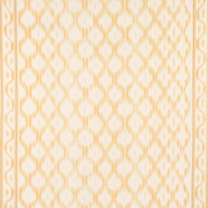 Santa Monica Ikat Yellow 176505 by Schumacher Fabric
