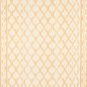 Santa Monica Ikat Yellow 176505 by Schumacher Fabric
