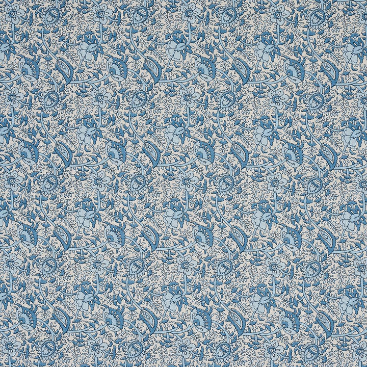 Daisy Indoor/Outdoor Indigo 180710 by Schumacher Fabric Mark D. Sikes 54.0" - Fabric Carolina -