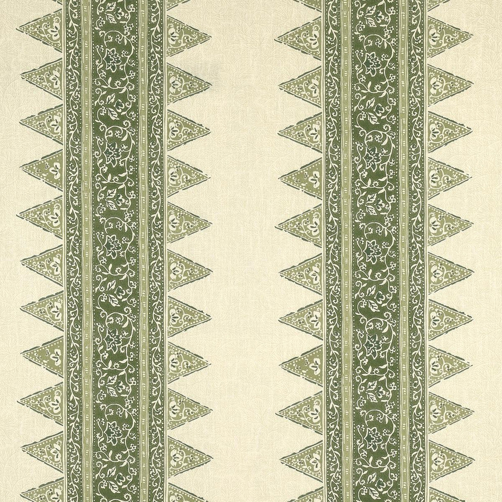 Foxglove Indoor/Outdoor Leaf Green 180720 by Schumacher Fabric Mark D. Sikes 54.0" - Fabric Carolina -