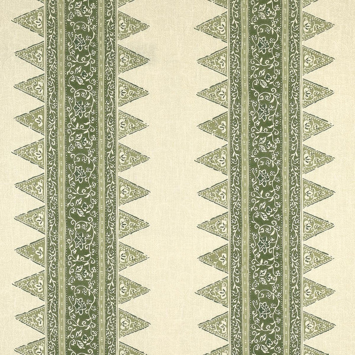 Foxglove Indoor/Outdoor Leaf Green 180720 by Schumacher Fabric Mark D. Sikes 54.0" - Fabric Carolina -