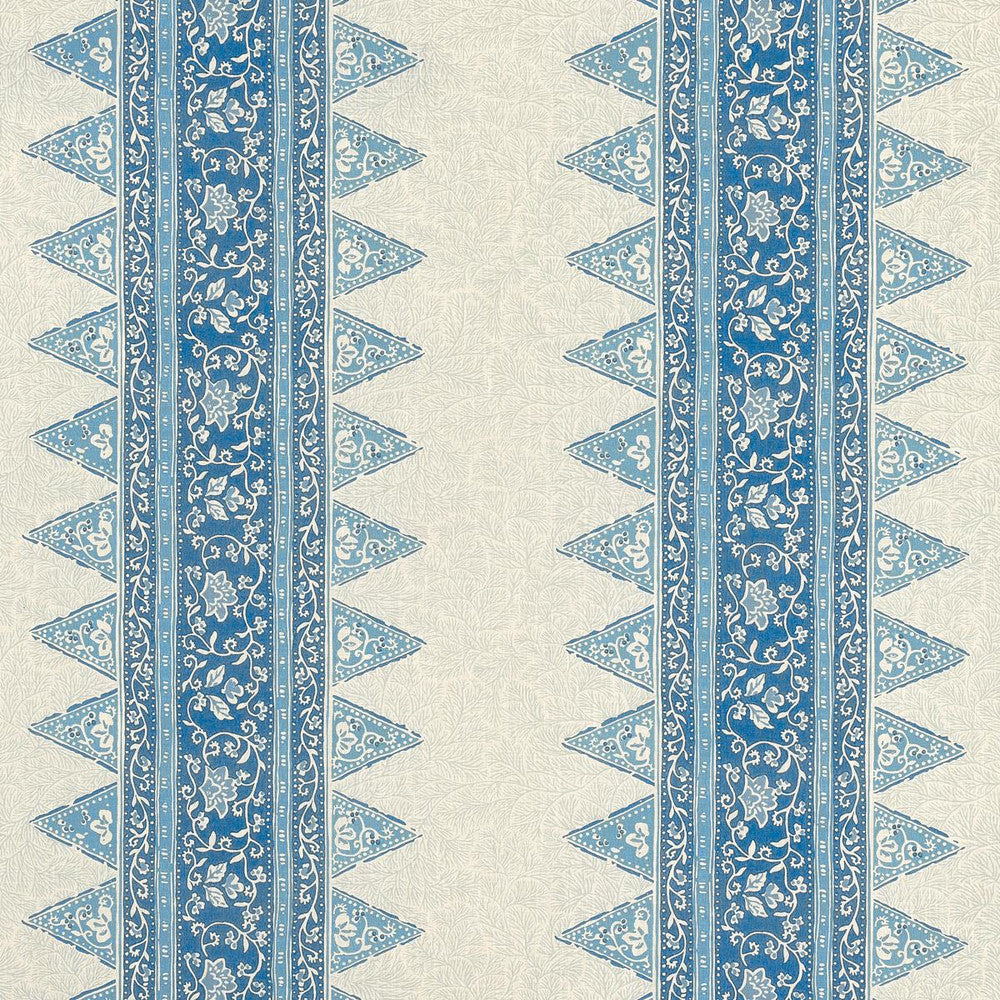 Foxglove Indoor/Outdoor Indigo 180721 by Schumacher Fabric Mark D. Sikes 54.0" - Fabric Carolina -