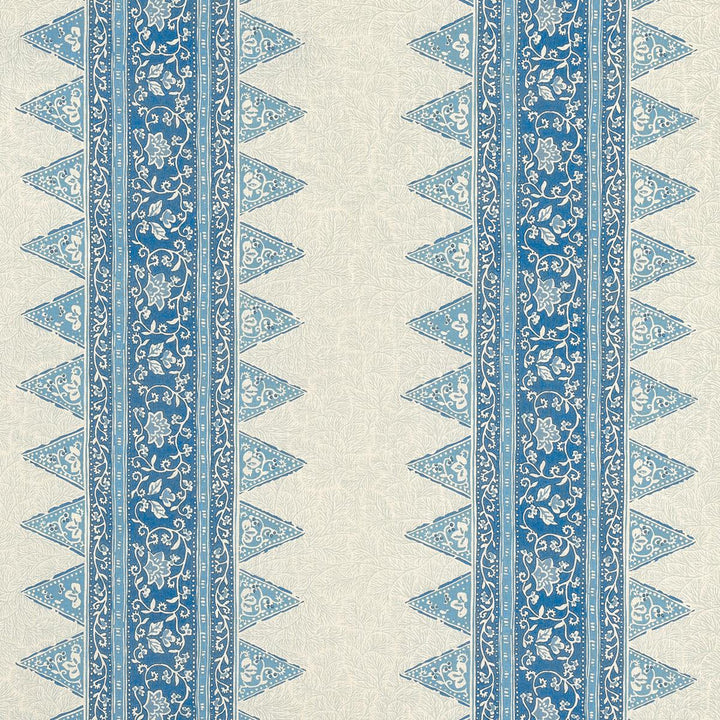 Foxglove Indoor/Outdoor Indigo 180721 by Schumacher Fabric Mark D. Sikes 54.0" - Fabric Carolina -