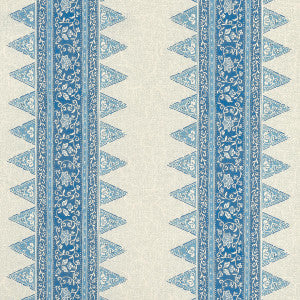 Foxglove Indoor/Outdoor Indigo 180721 by Schumacher Fabric
