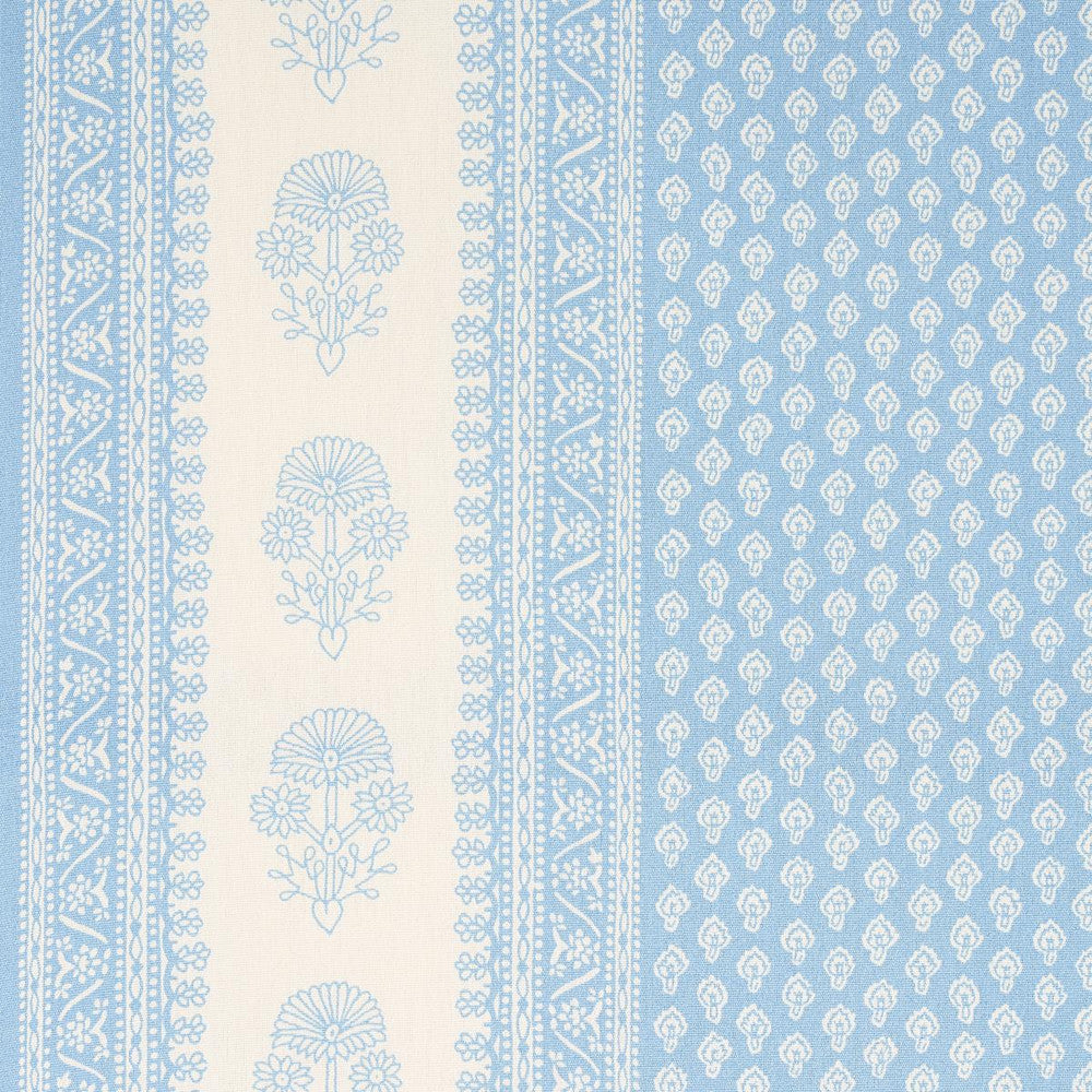 Hyacinth Indoor/Outdoor China Blue 180730 by Schumacher Designer Fabric Mark D. Sikes 54.0" - Swanky Fabrics -