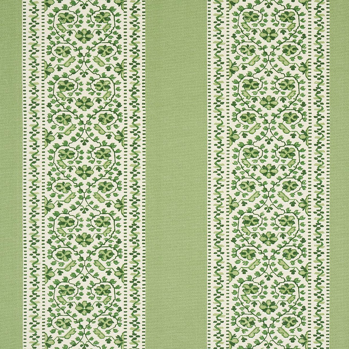 Jasmine Indoor/Outdoor Leaf Green 180741 by Schumacher Fabric Moon River 9.0" - Fabric Carolina -